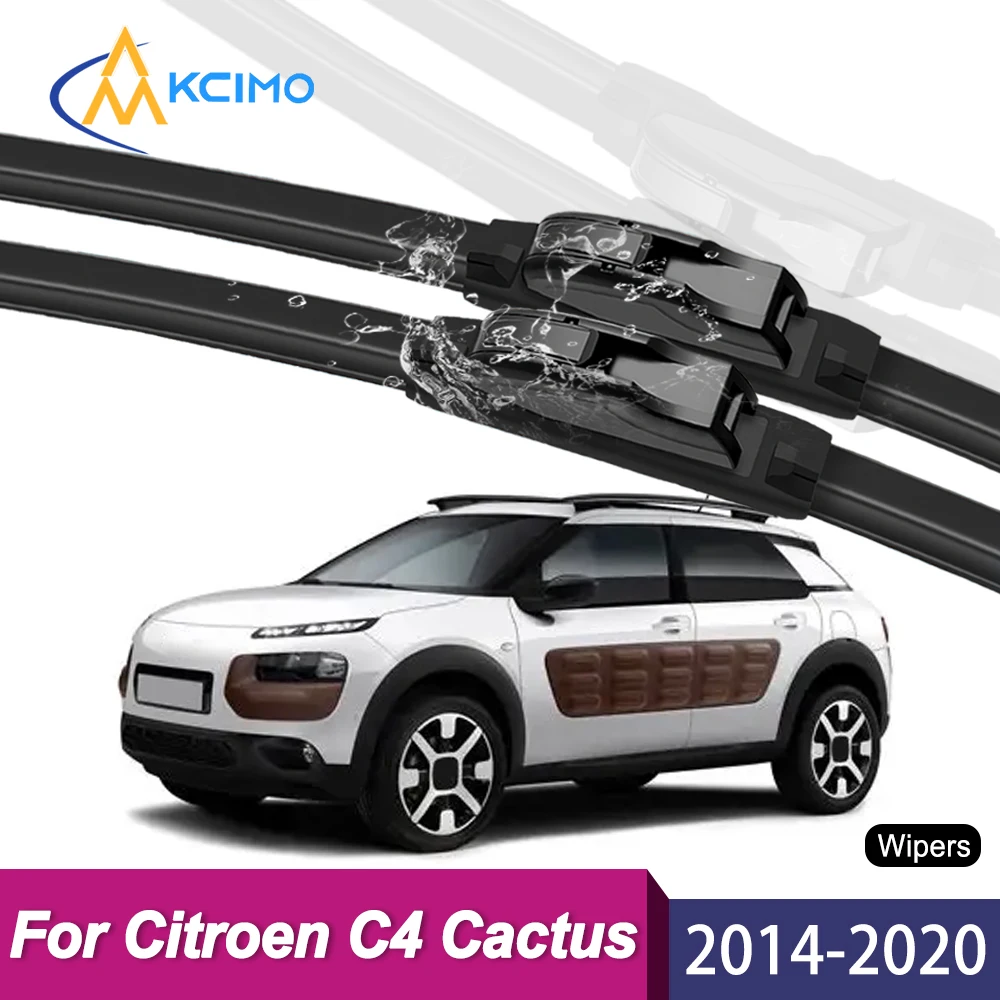 

Wiper Blades for Citroen C4 Cactus 2014-2020, Front Windshield Wipers, Streak-Free Quiet All-Weather Wipers