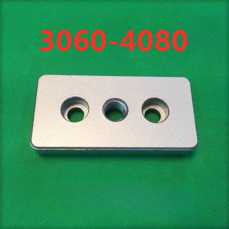 4080 Aluminum Profile End Connection Plate Aluminum Profile Accessories Casters Adjustable Foot Support Base Plate