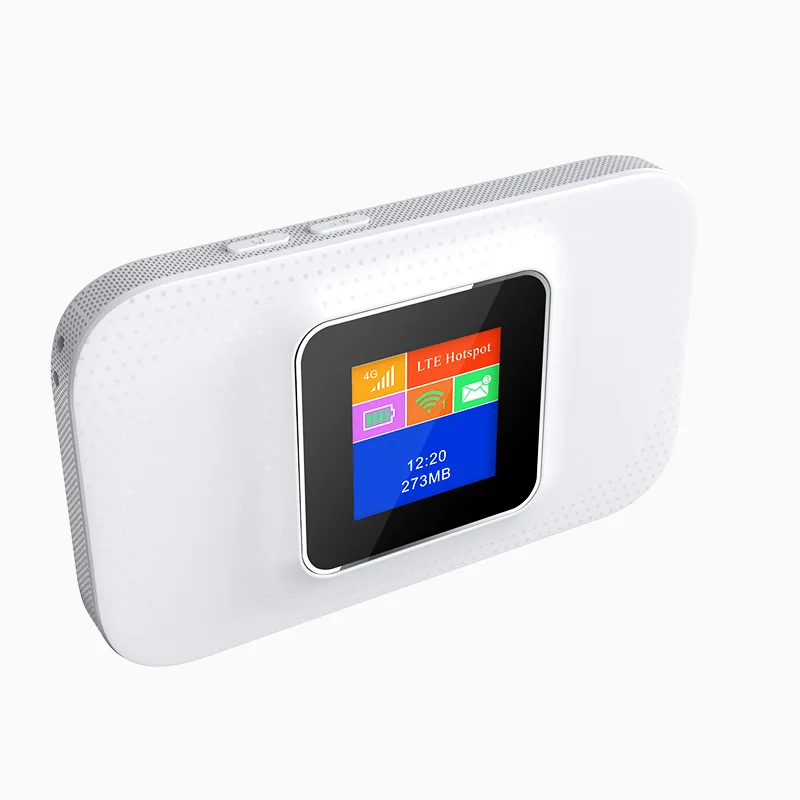4G SIM card wifi router color LCD display lte modem Sim Card Router pocket MIFI hotspot built-in battery portable WiFi