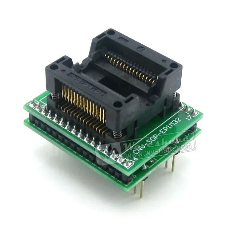 Makerseek SOP32 TO DIP32 (B) SKU 3802 Waveshare SOP32 TO DIP32  B , Programmer Adapter,