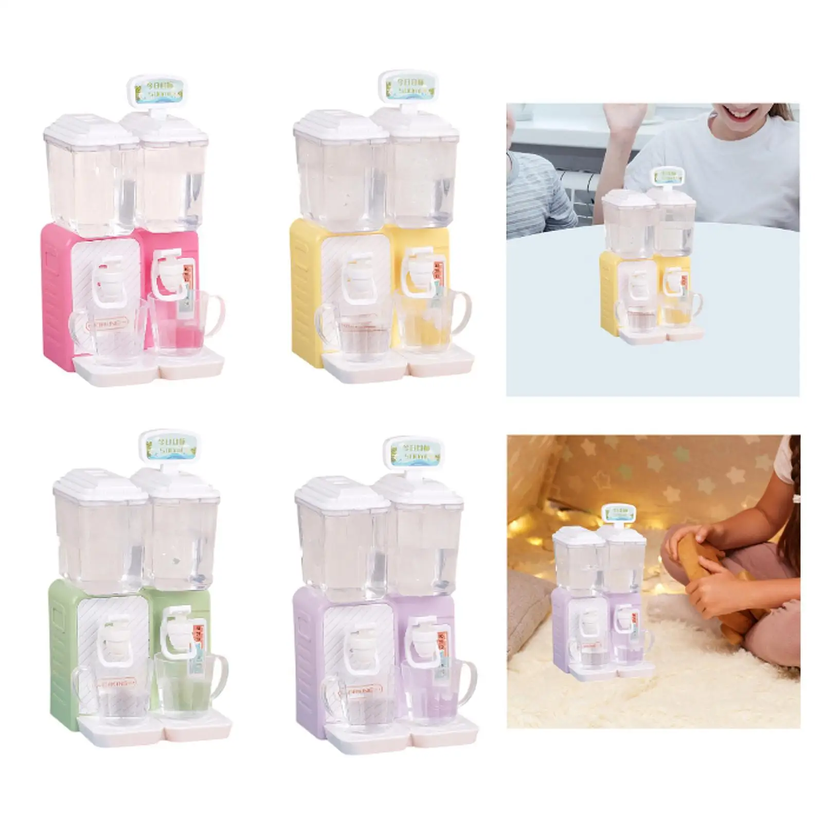 

Кукольный домик, диспенсер для воды, модель сцены, сделай сам, сцена из жизни, ролевая игра, модель охладителя воды для гостиной, кухни, спальни, украшение