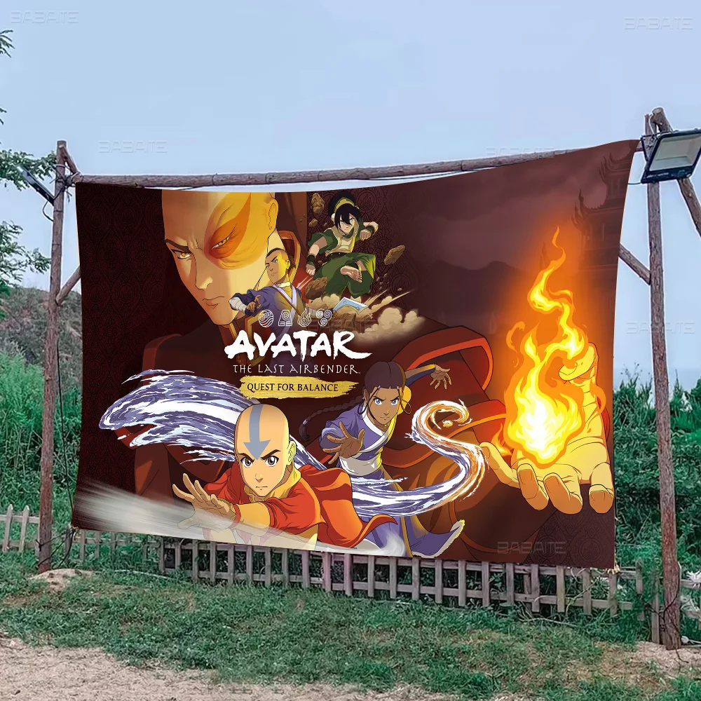 A-Avatar the L-Last A-Airbender High End Quality Banner Printing Artistic Atmosphere Style Camping Flag