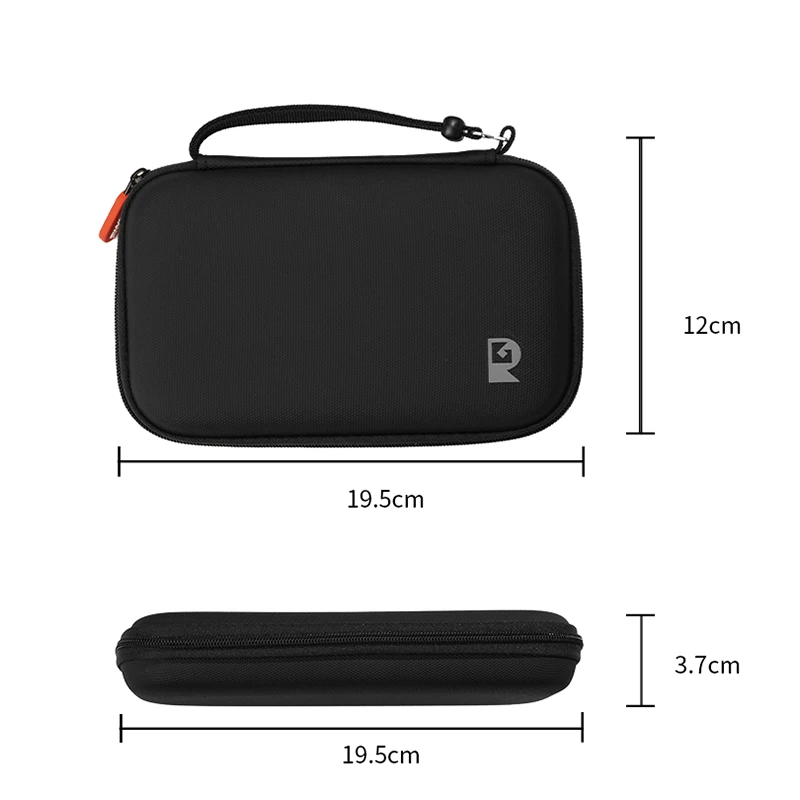 Funda rígida de viaje para la consola de juegos Anbernic RG DS PLUS, organizador portátil y bolso de mano para accesorios de consolas de juegos.