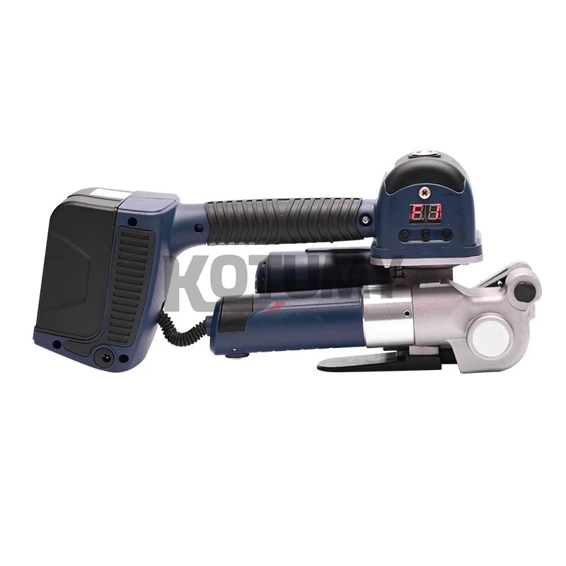 Imprensa de derretimento quente com display digital, novas ferramentas de embalagem portátil, máquina de cintar elétrica para cinto pet pp