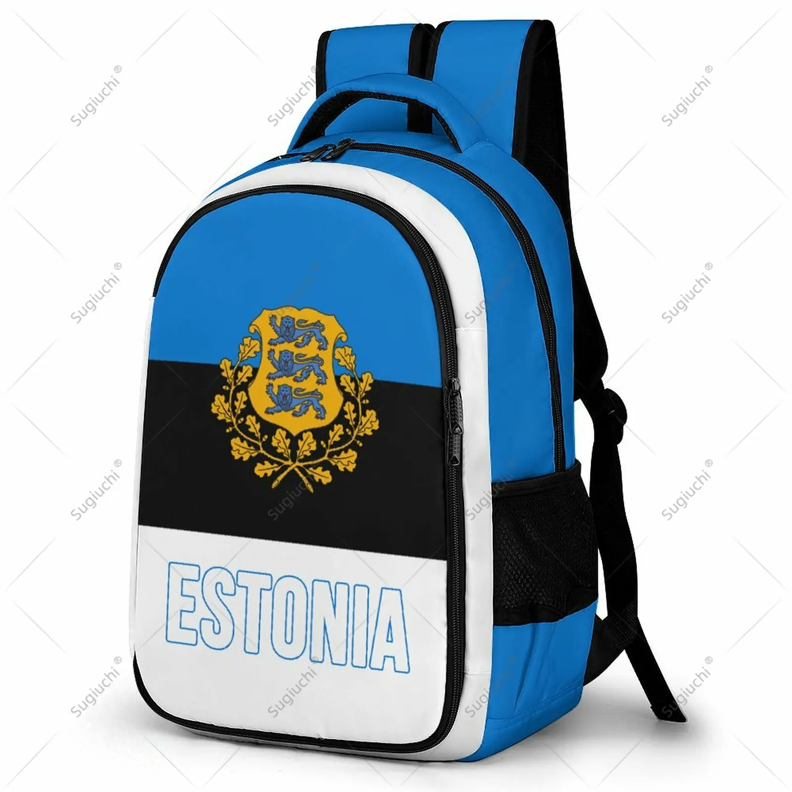 Backpack Estonia Flag Student Schoolbag Smart Business Travel Leisure Backpack Laptop Back Pack Office Work Bag