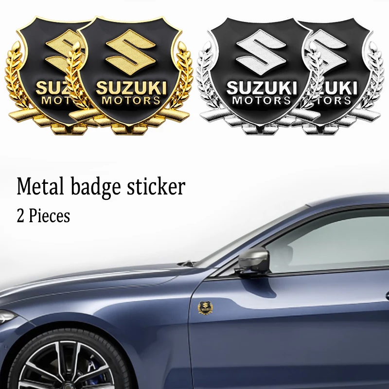 

3D Metal badge Styling Decals emblem Auto Decor Window Stickers Decoration Accessorie For Suzuki Grand Swift Jimny Vitara Baleno
