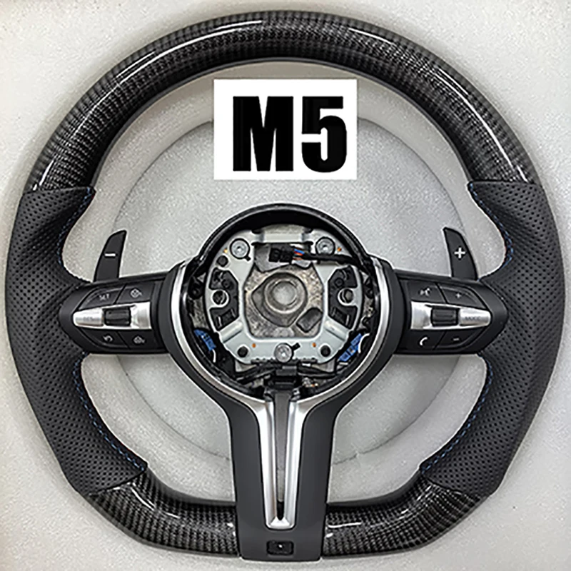 جديد جودة سيارة ألياف الكربون عجلة القيادة دائم لسيارات BMW F30 F32 F20 F87 F80 F82 F21 F22 M2 M3 M4 M5 عجلة توجيه سيارة