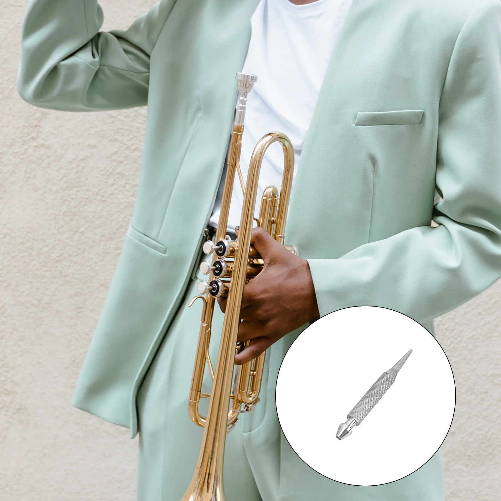 

Trumpet Mouthpiece Repair Tool Professional Alloy Truing Tool for Brass Instruments Accessories Wrench Long Service Life