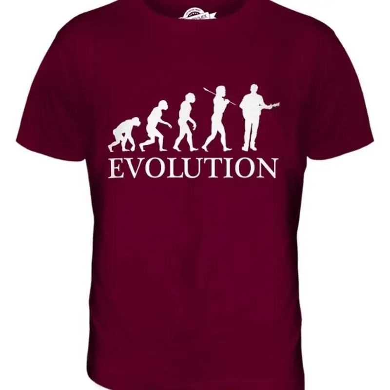 

GUITAR EVOLUTION OF MAN MENS T SHIRT TEE SHIRT XS S M L XL 2XL 3XL 4XL