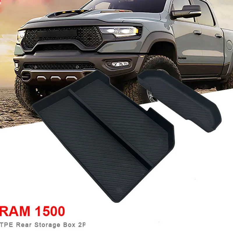 

Suitable for RAM1500 armrest box storage box ram Tyrannosaurus storage box storage rear central control armrest storage