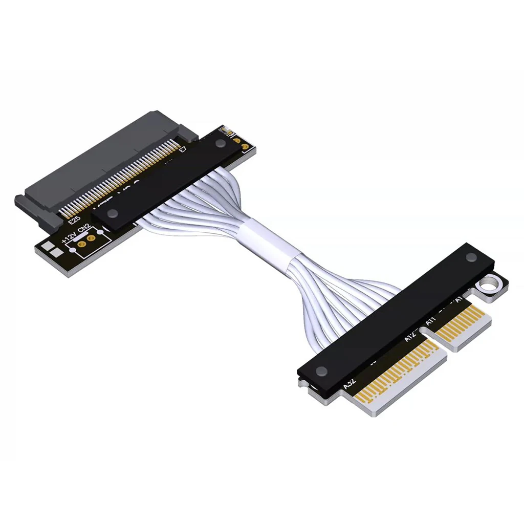 PCIe 5.0 x4 To U.2 SFF‑8639 High‑Speed Extension Cable 128Gbps High-Temperature Resistant For Server Industrial Control Testing