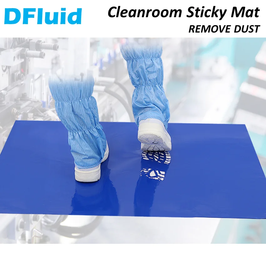 Cleanroom Sticky Mat 30-Layer Peel Off Sticky Floor Door Mat Dust Dirt Remover for Laboratory Microelectronic Factory Clean Room