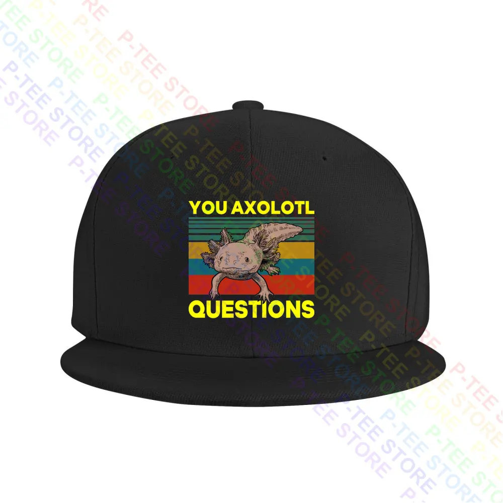 You Axalotl Question Askalotof Humour Baseball Cap Snapback Caps Knitted Bucket Hat