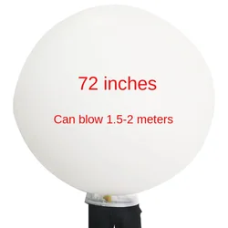 Latex Super Large Balloon 48/72/96/120 inchRound  Weather Balloon Explodes at Opening Ceremony White Groundburst  Ball