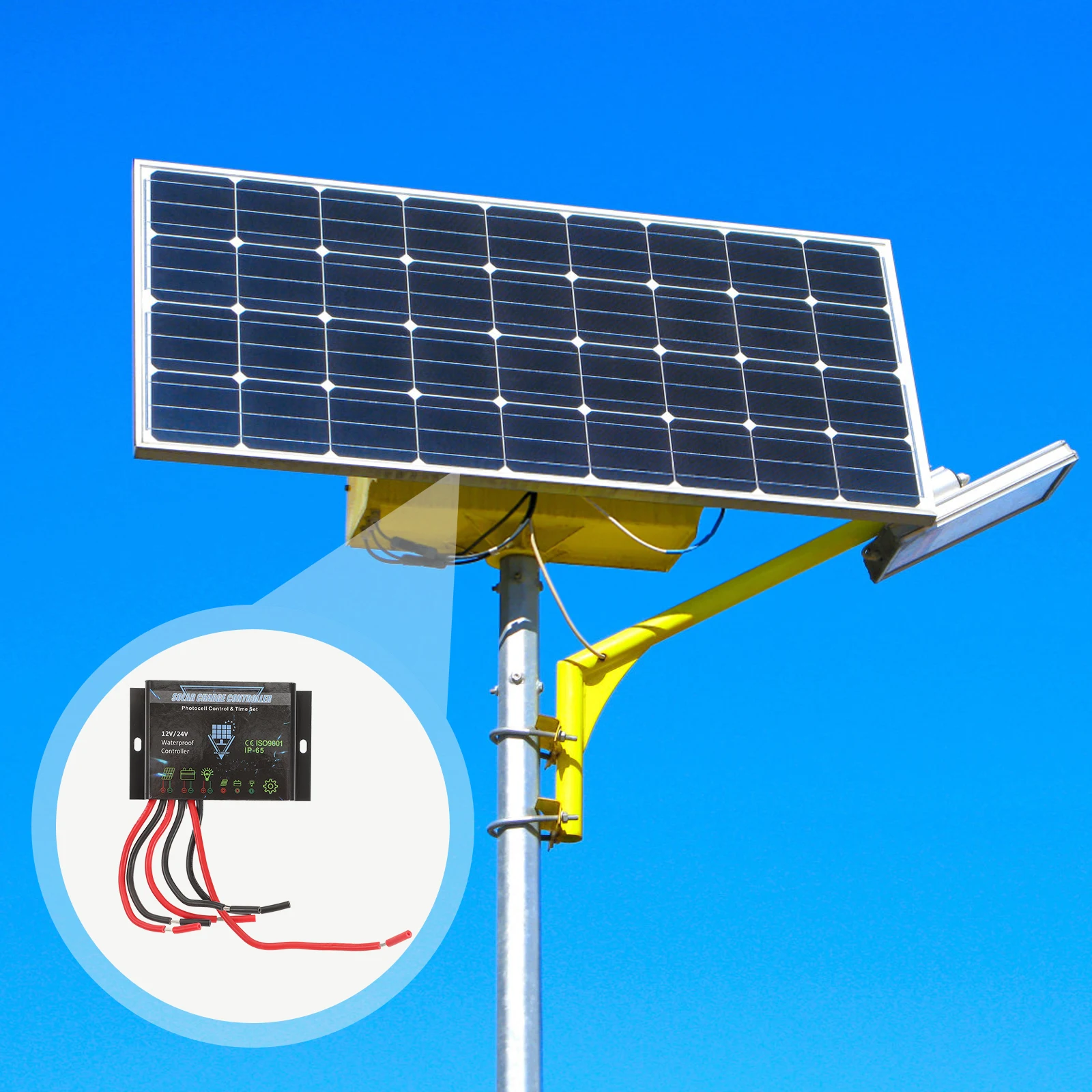 

Solar Controller Street Lamp Charge Regulator Car 12v Generator