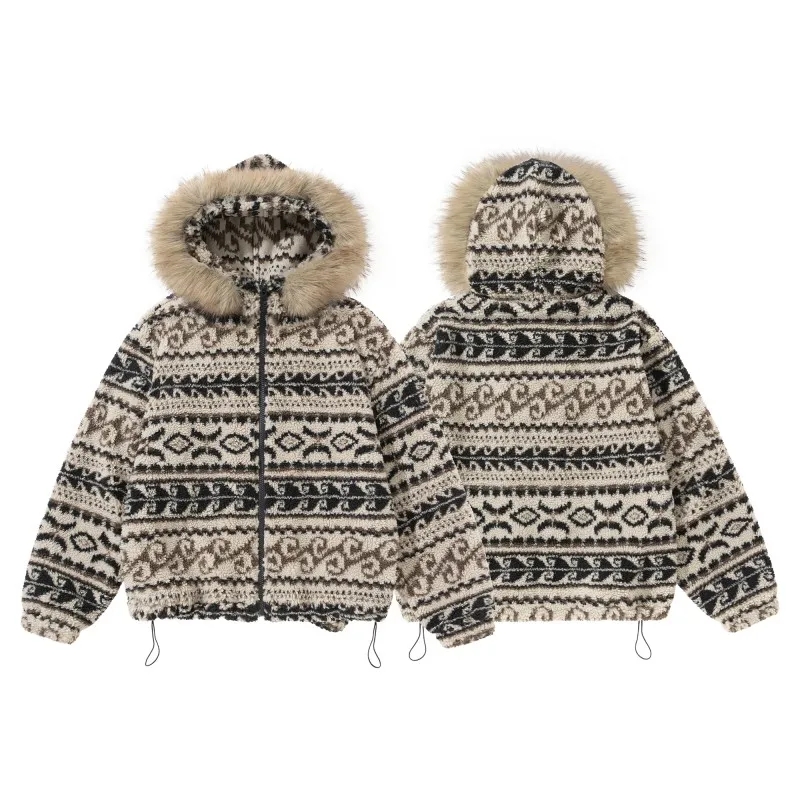 

Пальто из овечьей шерсти, мужская одежда, корейская повседневная куртка на молнии с хлопковой подкладкой, мужская осенне-зимняя модная верхняя одежда с длинными рукавами