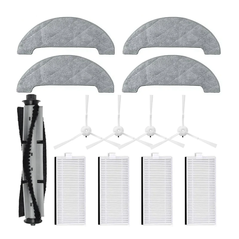 Main Side Brush Hepa Filter Mop Cloth Replacement Parts Plastic For Polaris PVCR 0905 Wifi IQ Home Panorama Aqua Accessories