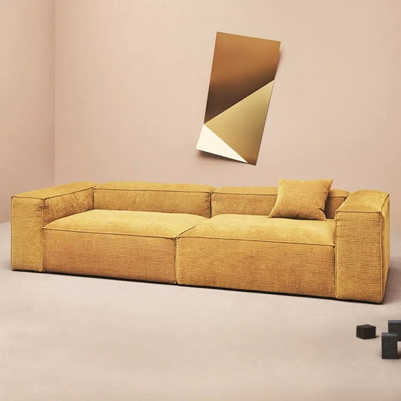 Divano quadrato country americano