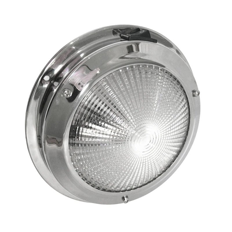 12V ไฟ LED ภายในโคมไฟเหมาะสำหรับ Van-Caravan เรือ RVs Tralier รถรอบเพดานโดมหลังคา