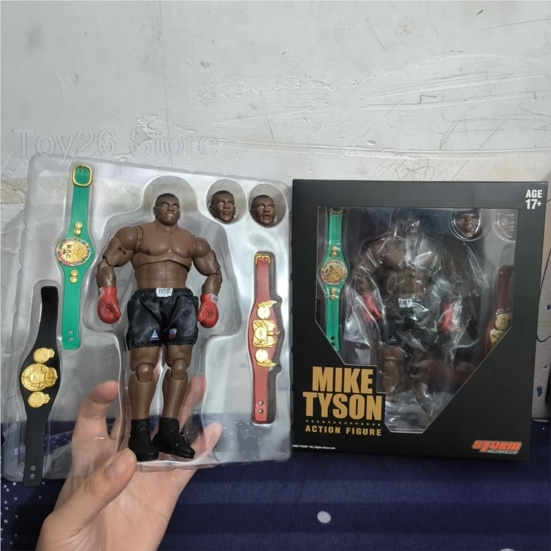 3 Head Face Storm Toys Boxing Boxer Champion Mike Tyson Final Round Mike Tyson Action Figure Collectible Toy Model Birthday Gift