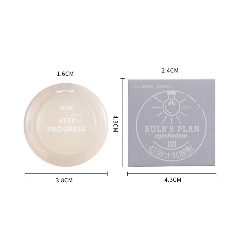 Ins Xixi Monochrome Eye Shadow Glitter Pearlescent Diamond Eyeshadow Palette Highlight Powder Beginner Makeup