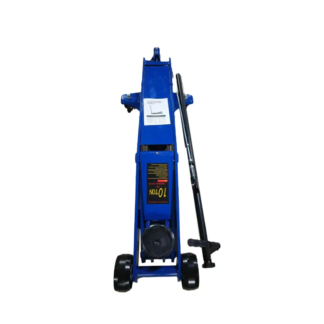 

10t hydraulic long crocodile floor jack with high performance ready for shipment