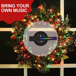 3D Hologram Projector Fan LED Sign Mini Desktop Holographic Player support Image Video Shop Bar Party Advertising Display Light