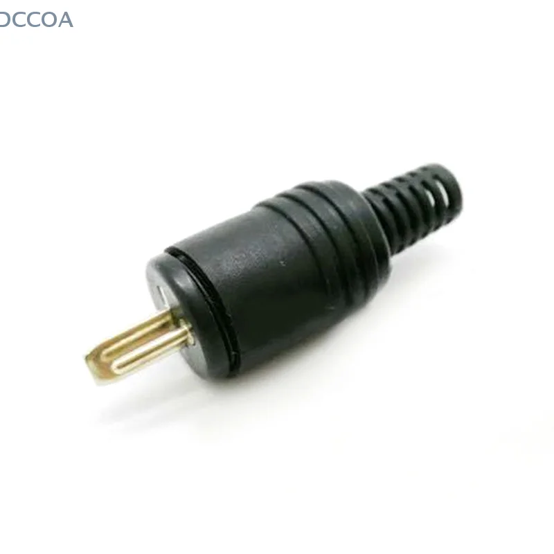 2 pin DIN Plug Speaker and HiFi Connector Screw Terminals [2 Pack]