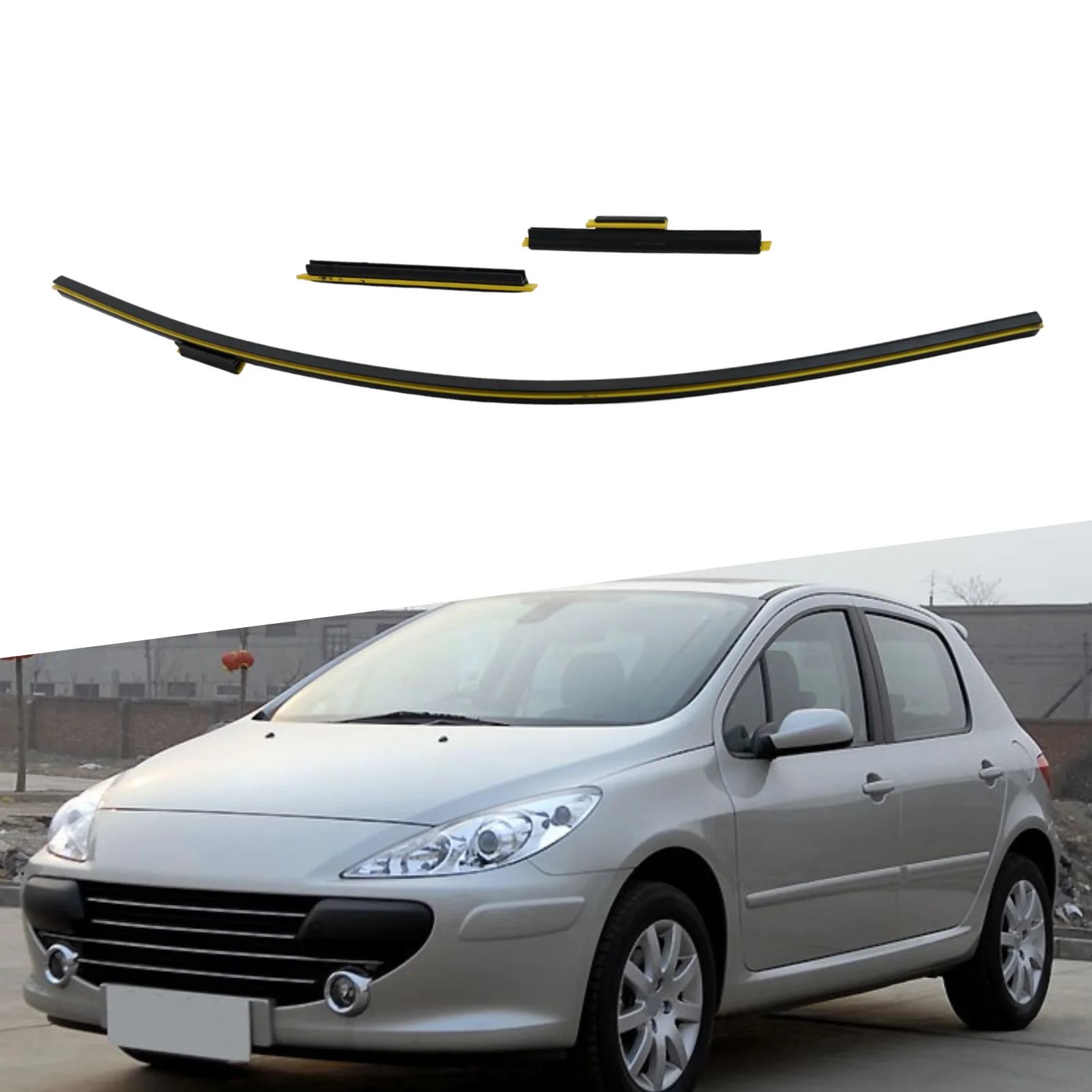 

Windscreen Elements Developed as Direct Replacements for Specific Leading Car Brands Including Some Notable Peugeots