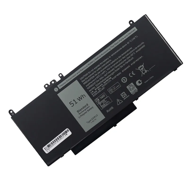 New G5M10 Laptop Battery For Dell Latitude E5250 E5450 E5550 7.4V 51WH