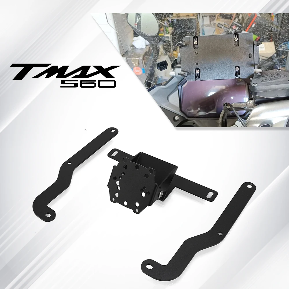 

For YAMAHA TMAX T-MAX 560 T-MAX560 GPS Smart Phone Navigation Mount Mounting Bracket Adapter Holder Tmax560 2022 2023 2024 2025