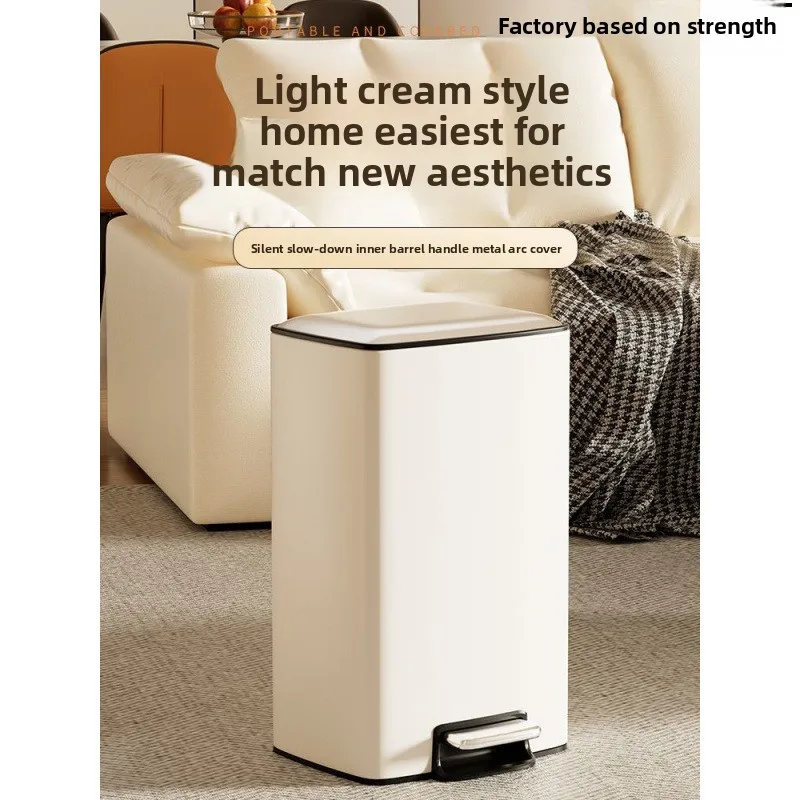 

Ножная педаль двойного назначения, мусорное ведро из нержавеющей стали, ножная педаль для унитаза с крышкой, гостиная, кухня, ванная комната, туалет, большой