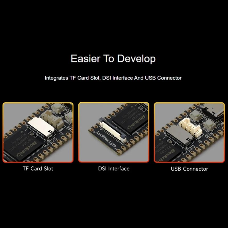 Luckfox Lyra SD-Boot Версия RK3506G2 Плата разработки Rockchip Linux для дисплея MIPI/DSI Cortex-A7