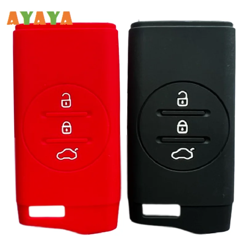 Silicone Car Key Cover Case For Chery Tiggo 7 8 Pro Arrizo 5 EQ7 5x 3x Gx Keys Remote Protect Shell Holder Keychain Accessories