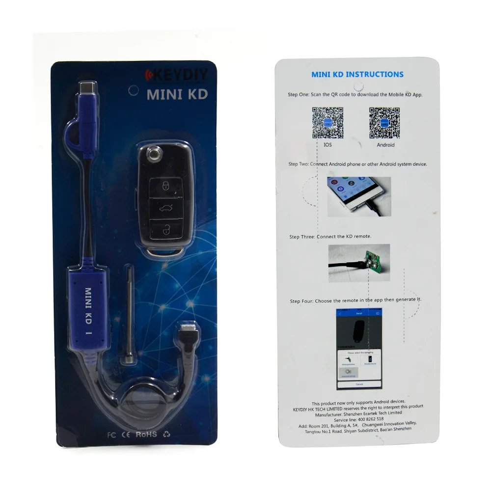 Picture 4: Mini KD Key Remote Generator Programmer Engine Analyzer for Android and for IOS