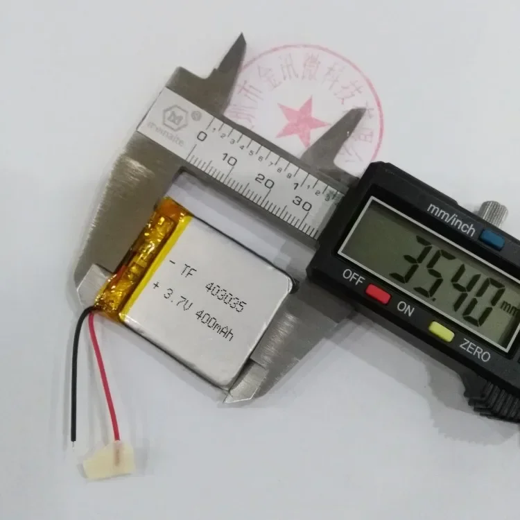 Batteria per registratore stradale Batteria al litio da 3,7 V nucleo 403035 F8 polimero BL960 scatola audio scheda generale