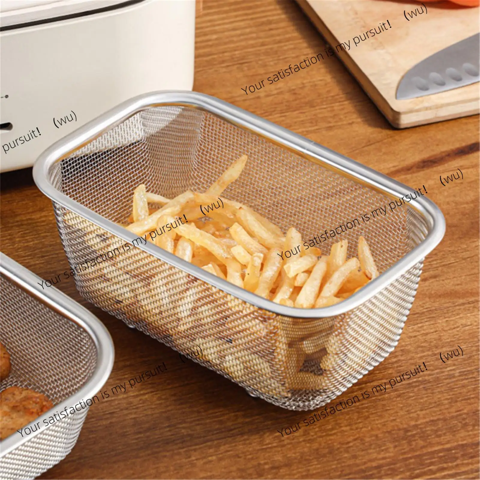 Rectangle filter basket, stainless steel wire basket, fine screen