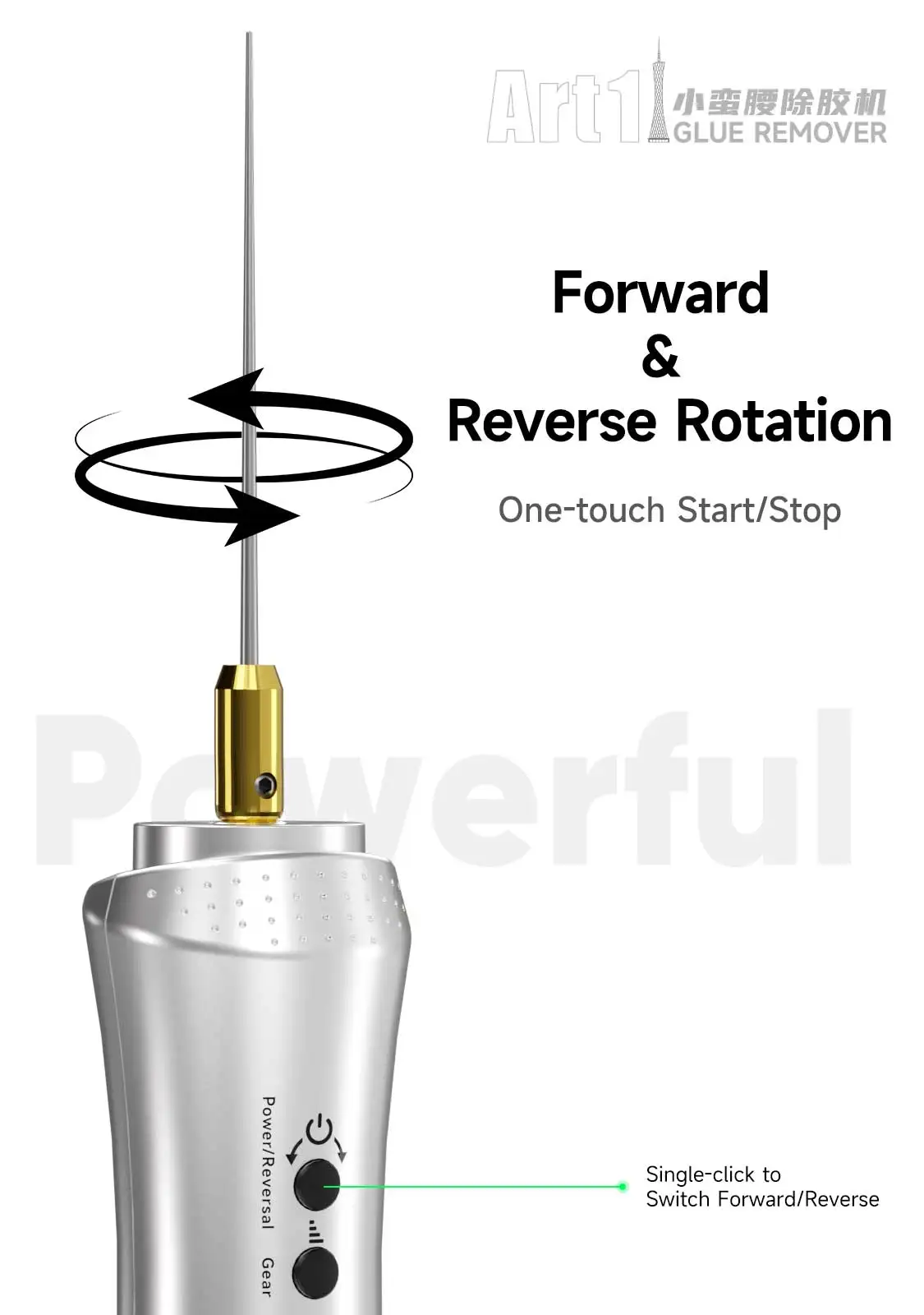 MECHANIC Art 1 Glue Remover 1800mAh Battery 4 Speed Digital Display Forward Reverse Rotation for Phone Motherboard Repair Tool