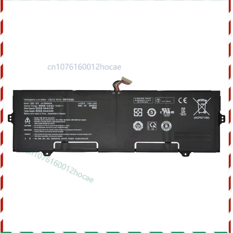 

Аккумулятор AA-PBMN4VN емкостью 68 Втч для Samsung Galaxy Book Pro 360 15 15,6 дюйма NP950XDB-KA1US Быстрая доставка