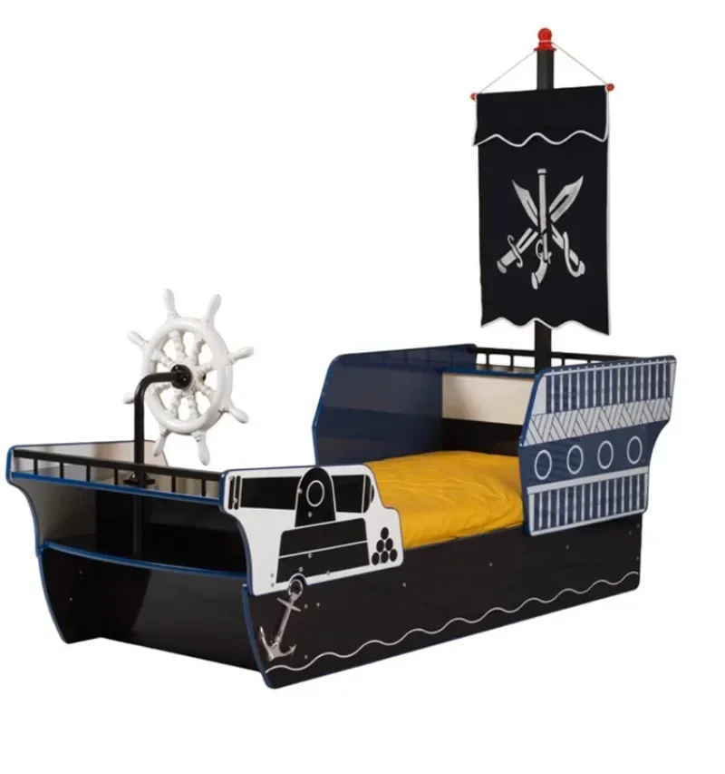 Fashion Nordic Boat shaped bed creative and personalized for characteristic homestays