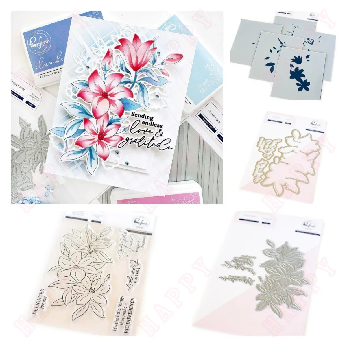 Metal Cutting Dies Stamps Stencil Hot Foil Scrapbook  Decoration Embossing Template DIY Greeting Card Handmade Delighted For You