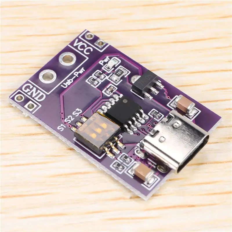 N35R-Type-C QC AFC PD2.0 PD3.0 To DC Spoof Scam Fast Charge Trigger Detector USB-PD Notebook Power Supply Change Board Module