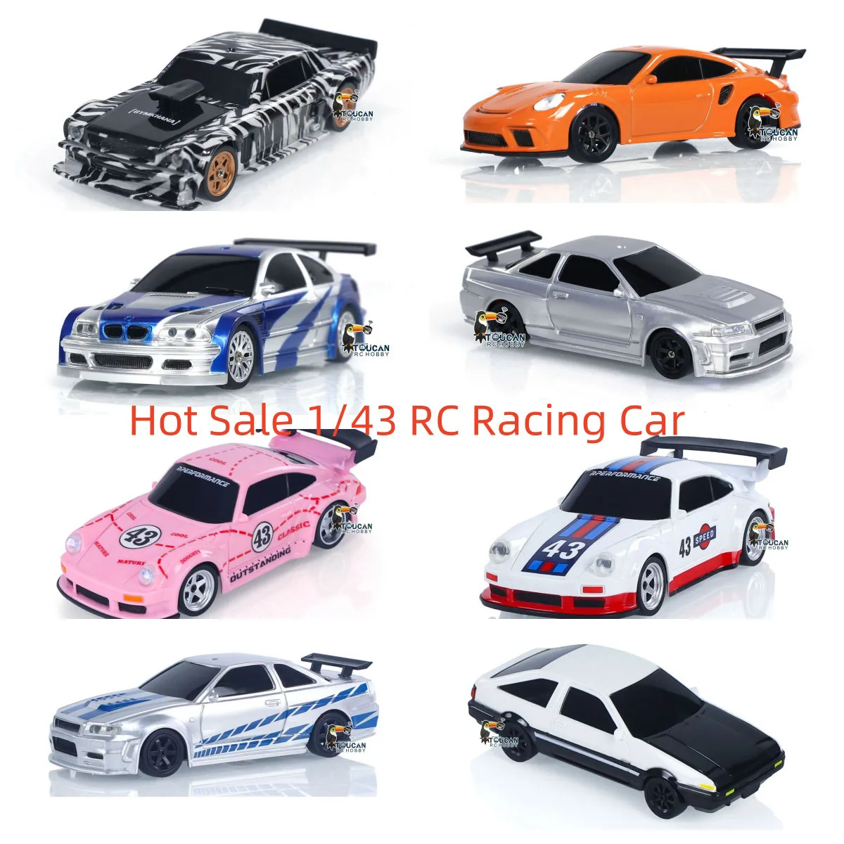 

In Stock RTR 1/43 RC Speed Car 4WD Four-wheel Drive Radio Control Mini Racing Drifting Car Toy High Speed Model Gift for Boys