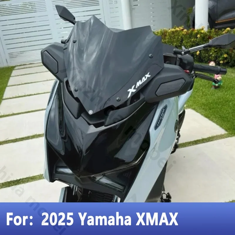 Screen For YAMAHA 2025 XMAX 125 250 300 XMAX125 XMAX250 XMAX300 2025 Motorcycle Windshield Windscreen Deflectors Viser Black