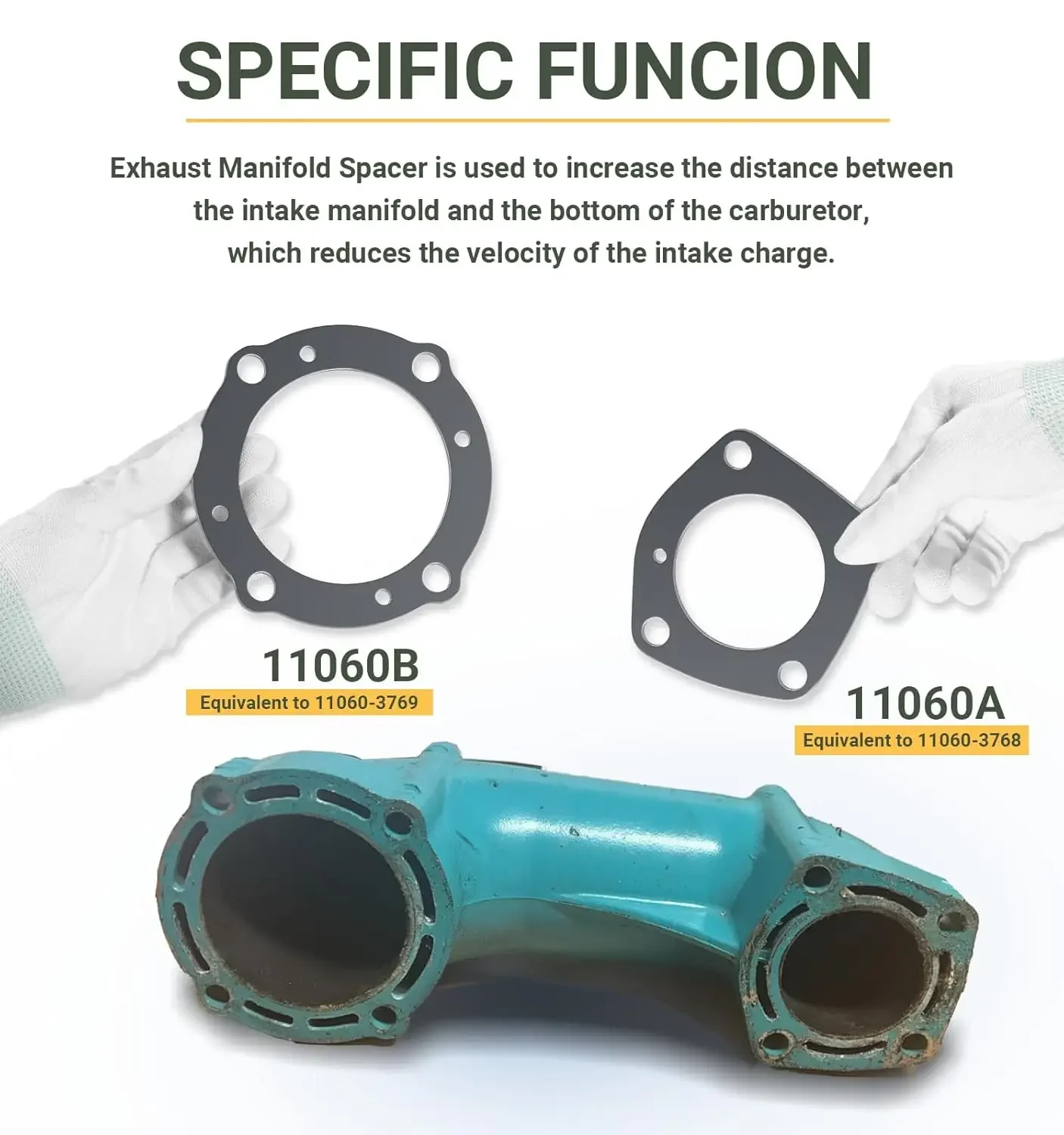 Picture 4: 5 Pack Exhaust Rebuild Gaskets Seals Kit Replacement for Kawasaki Jet Skis 1100 ZXI/1100 STX/Ultra 130