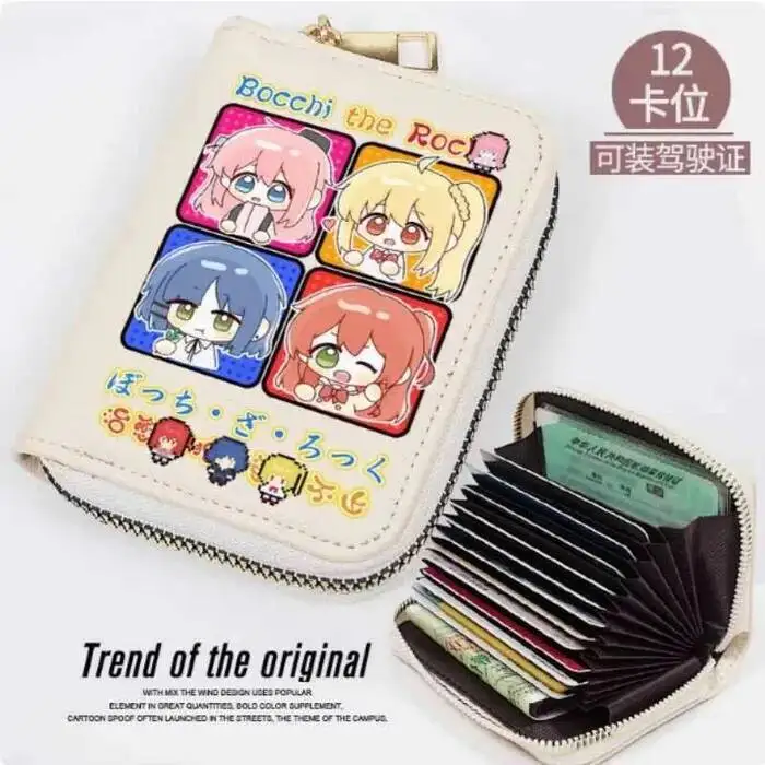 

Bocchi The Rock Ijichi Nijika модный кошелек из искусственной кожи кошелек для карт монета на молнии держатель для денег сумка косплей подарок B1918 аниме