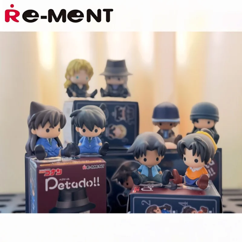 

RE-MENT Petadoll Detective Conan Blind Box Toys Collection Japan Anime Action Figure Cute Model Desk Decor Kids Birthday Gifts