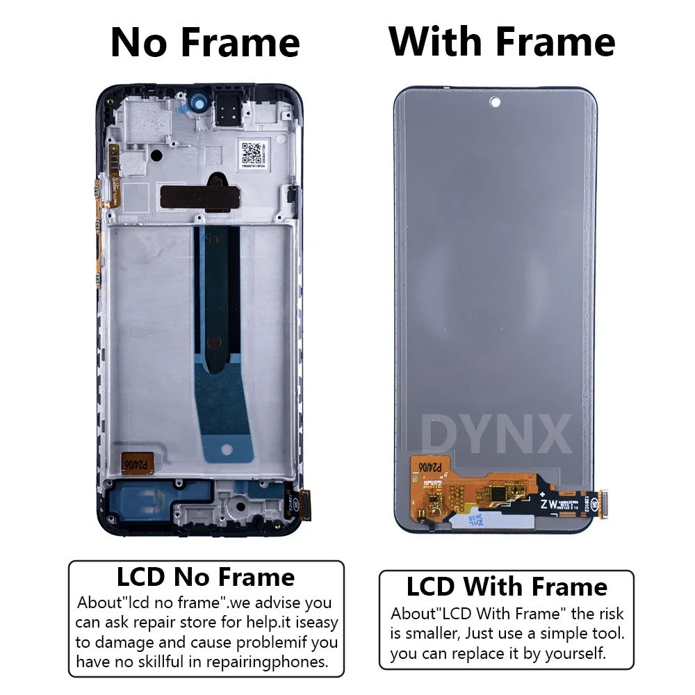 AMOLED LCD Display For Xiaomi Redmi Note 11S Touch Screen Digitizer Panel Assembly 2201117SG 2201117SI Screen Display Replace