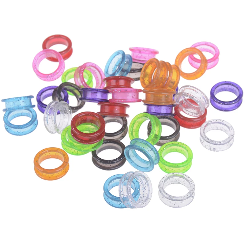 Scissors Ring 5Pcs/Set Colorful Silica Gel Hair Scissors Rings Cutting Barber Ring Haircut Scissor Circle Shears Hairdressing