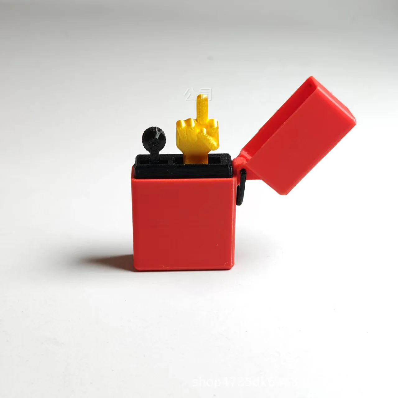 Symulacja druku 3D Zapalniczka na środkowy palec Zabawka na Dzień Przebaczania Śmieszne wyrzucanie Środkowy palec Praktyczne żarty Zabawki